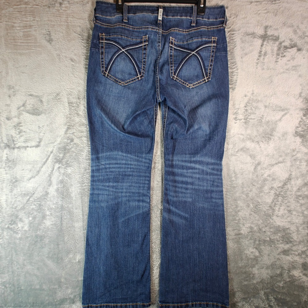 Ariat R.E.A.L. Bootcut Jeans Womens 31S Fits 31x30 Blue Perfect Rise Boot Denim
